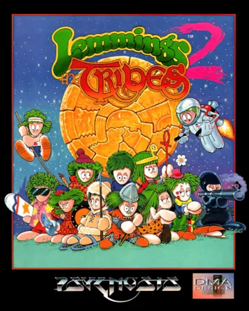 Lemmings 2 - The Tribes_Disk2 box cover front